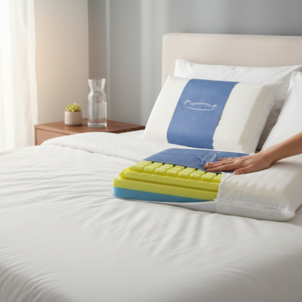 Guanciale in memory foam e gel poliuretanico Air Sense